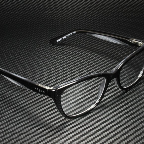 Vogue Women's Black Transparent Eyeglasses! - Picture 3 of 4